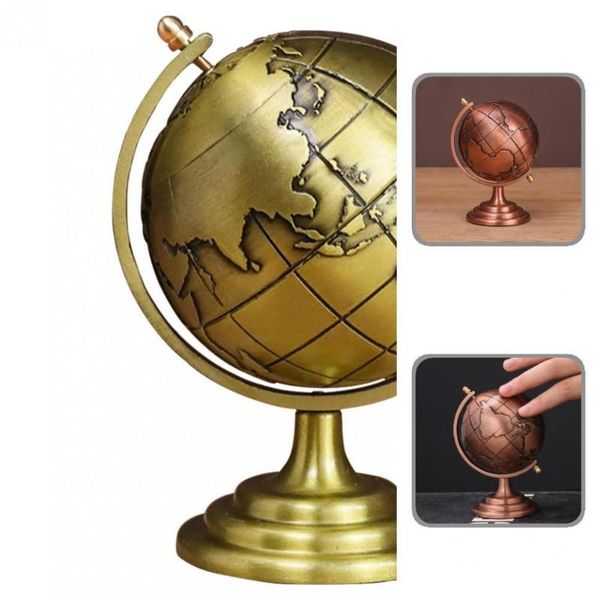 

novelty items multi-purpose great vintage style mini political globe widely applied display brass for desktop