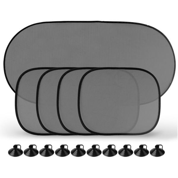 

car sunshade holvwow black auto window suction cup sun shade curtain styling covers visor 4styles