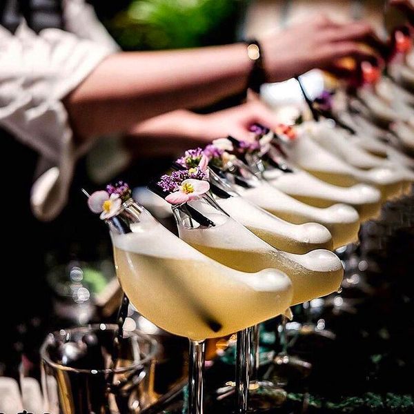 

wine glasses ins creative bird molecular smoked cocktail glass goblet bar disco nightclub party diy decorate champagne flutes funny cup