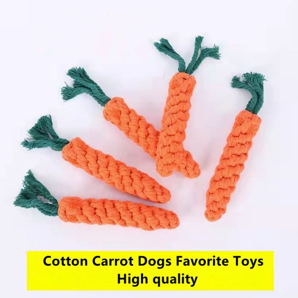 

orange cotton carrot pet dogs puppy cotton chew durable pets supplies dog toys 20cm/22cm length