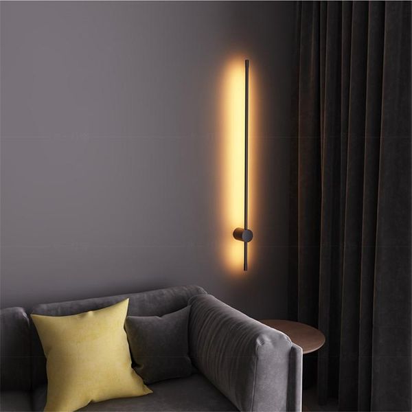 

wall lamp modern creative simple led nordic minimalist living room home decor sofa background light bedroom bedside lamps