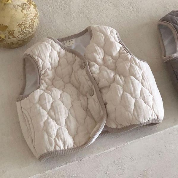 

waistcoat 2021 autumn & winter infants clothing retro style baby girl sleeveless cotton vest coat boy warm, Camo