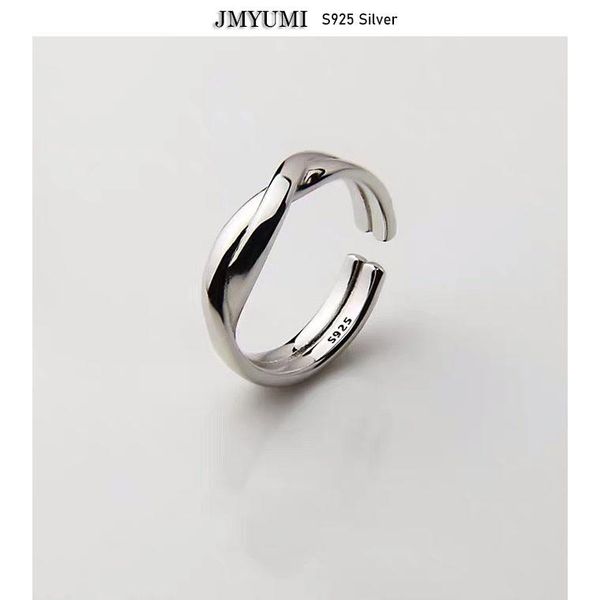 

cluster rings retro high-quality 925 sterling silver jewelry thai not allergic personality cross opening, Golden;silver