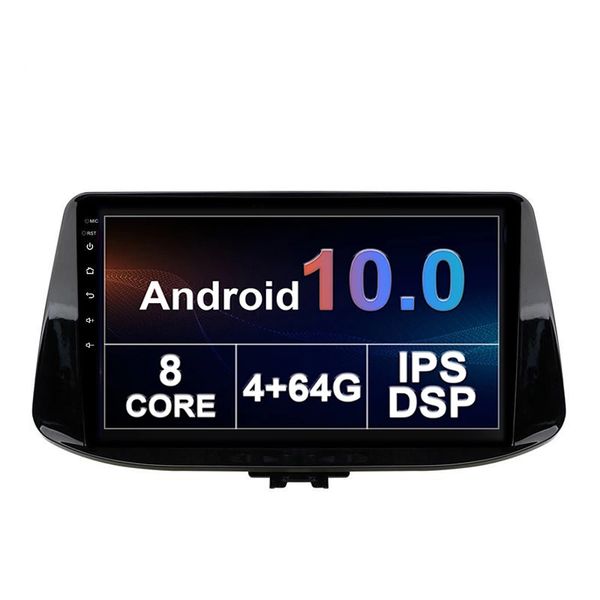 Carro DVD GPS 10 polegadas Touch Screen Estéreo Player Android para Hyundai I30 2017-2018 DSP Suporte Vista traseira