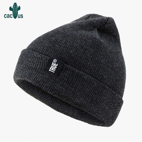 

beanies for women men solid woolen thickened knit cap warm man beanie winter hats bonnet soft skullie hat, Blue;gray