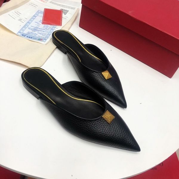 

2021 new new arrive fashion ace designer slippers brand for women in summer drop ship factory online sale original box, Black