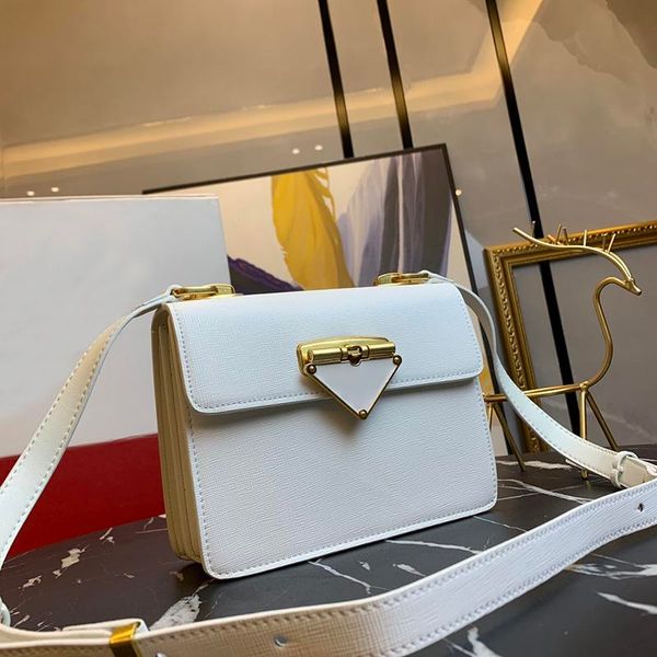 

2021 luxury bag designer handbags leather square fashion all-match large-capacity flap lock type shoulder messenger bags, Black;red