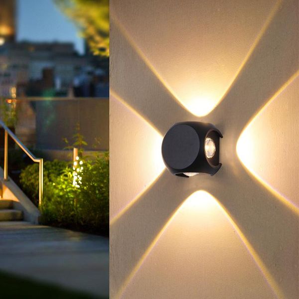 

waterproof wall light mini ball outdoor lighting for home outside wall courtyard application modern decoration lighting