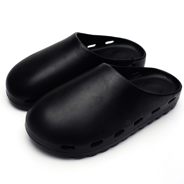 

slippers summer shoes for doctors hospital slides soft eva graffiti cartoon hand painted cartoon women large size 46, Black