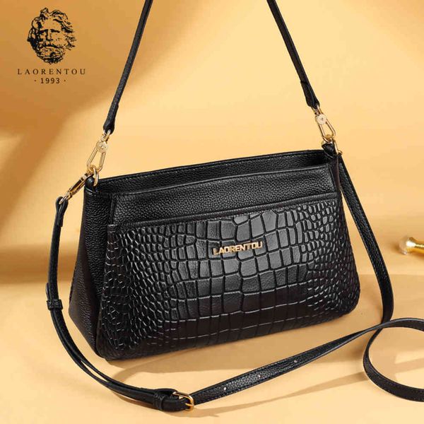 

old head bag women's new 2019 fashion leather versatile one shoulder mother's messenger