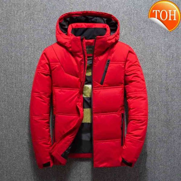 

2018 winter warm down jacket men coats man fashion casual outwear plus size, Black