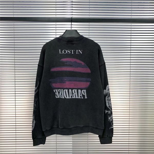 

2021 new ss crewneck sweatshirts men women 1:1 version askyurself hoodie hooded p5vf, Black