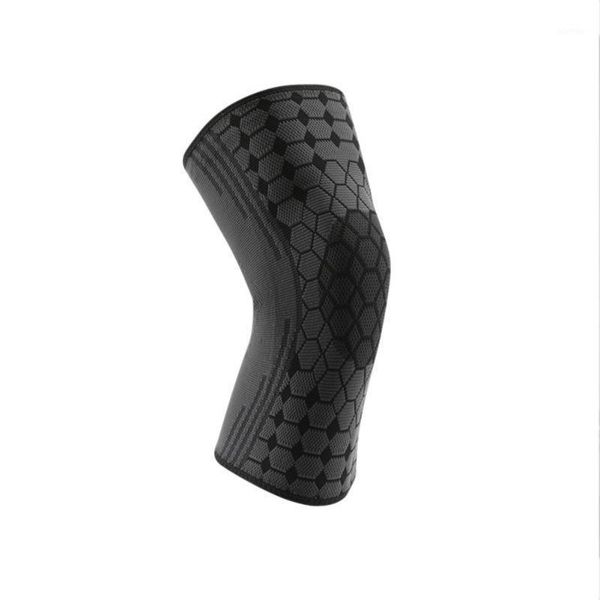 

elbow & knee pads sports silicone spring absorb sweat breathable compression non-slip strip pads1, Black;gray