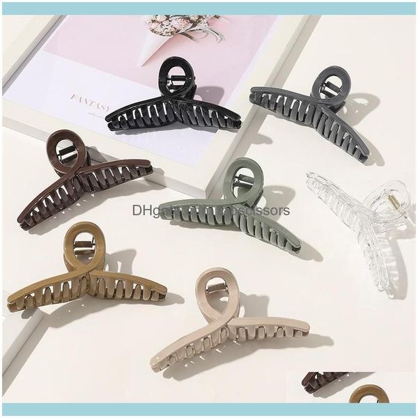 

aessories & tools productskorean hair claw clip clips for women simple cross solid color glossy girls aessories1 drop delivery 2021 d1z2s