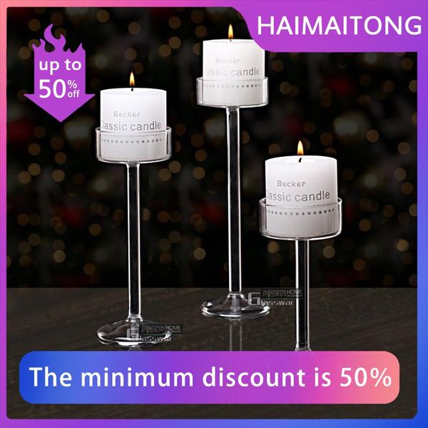 

candle holders 2021 beautiful classic glass holder wedding bar party home decor decoration fashion candlesticks