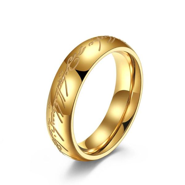 

wedding rings luminous ring for women men gold/silver color titaniums teel glowing in dark couple jewelry, Slivery;golden