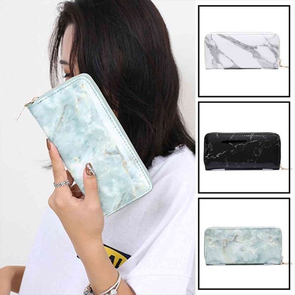 

casual women lady wallets purses totes feminina marble patent leather clutch bags girls zipper card coin money holder pouch pack, Red;black