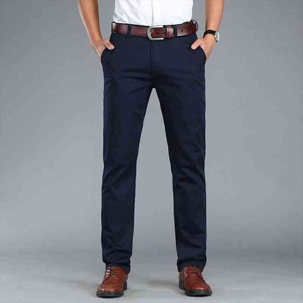 

summer middle aged business casual women pant brand straight long male cotton black work trousers khaki thin