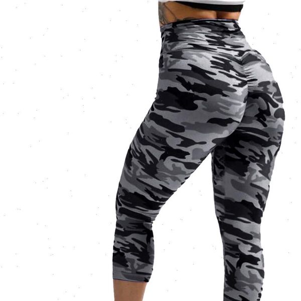 

push up leggings women legins fitness high waist leggins anti cellulite leggings workout camouflage jeggings sportleggings, Black