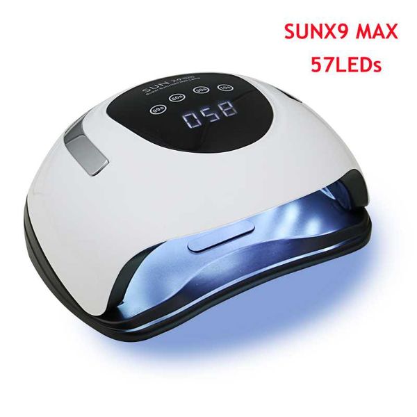 

nail dryers sun x9 max uv led dryer 114/36w gel polish curing lamp with motion sense lcd display quick dry for nails manicure tool