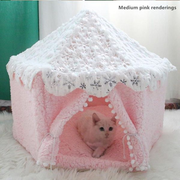 

kennels & pens portable dog house outdoor bed fences pet tent houses foldable indoor puppy cat cage crate teepee