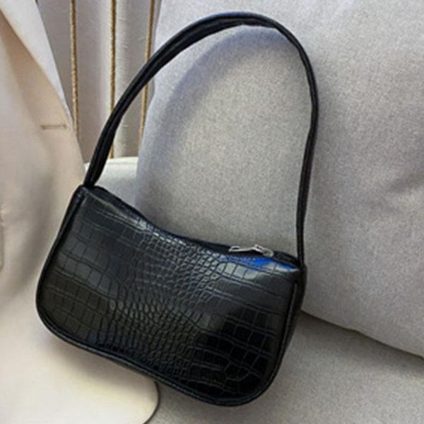 

evening bags casual pu leather sling handbag purse women elegant chain shoulder crossbody bag simple female daily