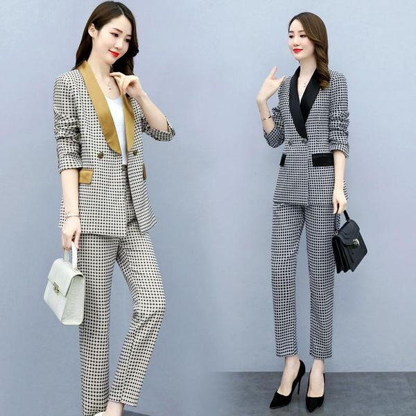 

women's pants & capris love 2021 autumn plaid leggings 2137, Black;white