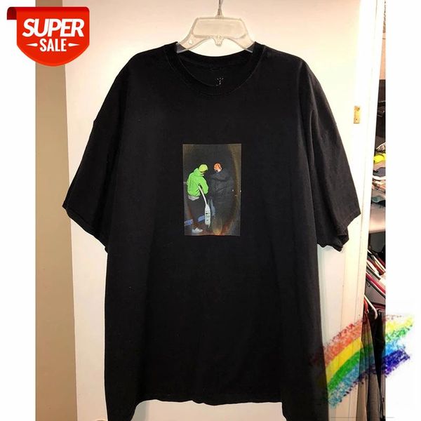 

Travis Scott JackBoys Astroworld Cactus jack Photo T-Shirt Men Women 1:1 High Quality T shirt Top Tees #Mw3w, White;black