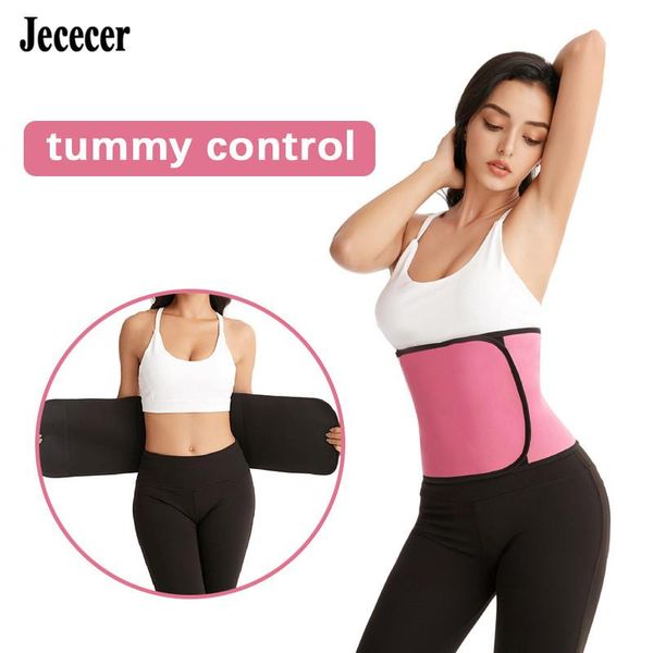 

women's shapers neoprene shapewear waist trainer belts control tummy belly sheath sweat girdles body shaper weight loss modeling strap, Black;white