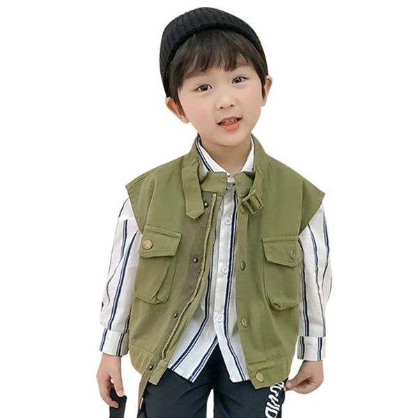

waistcoat boy's clothes outerwear vest children's clothing cotton kids, Camo