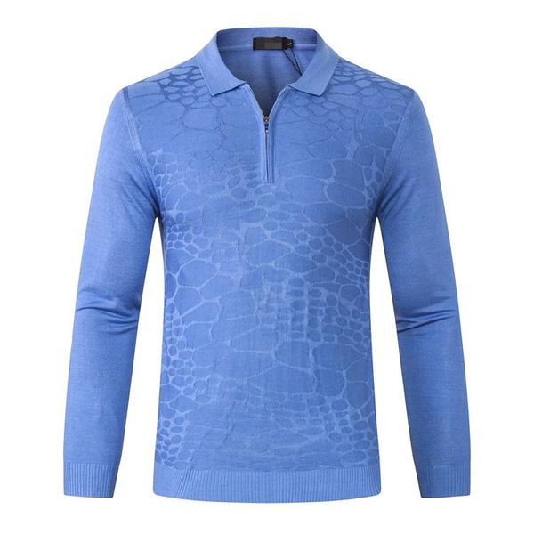 

sweater wool men's 2021 new business zipper long sleeve england elasticity big size -5xl comfortable, White;black