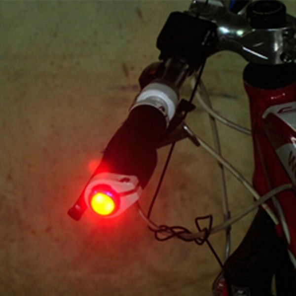 

bike lights bicycle handlebar grips end plug led turn signal decorative