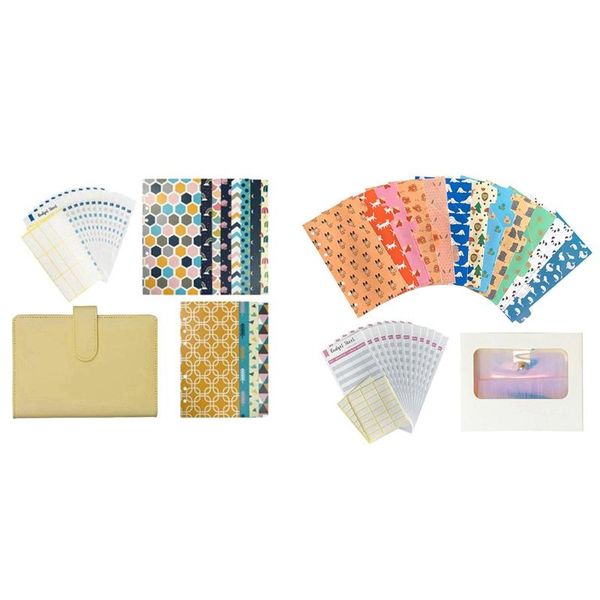 

gift wrap 12 pack money envelopes for cash reusable budget with envelope wallet,cash