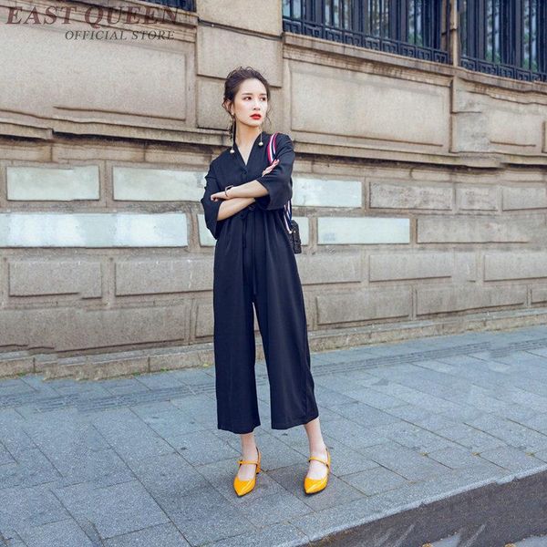 

women's jumpsuits & rompers for women 2021 female elegant swreetwear overalls winter dungarees kk2168 y, Black;white