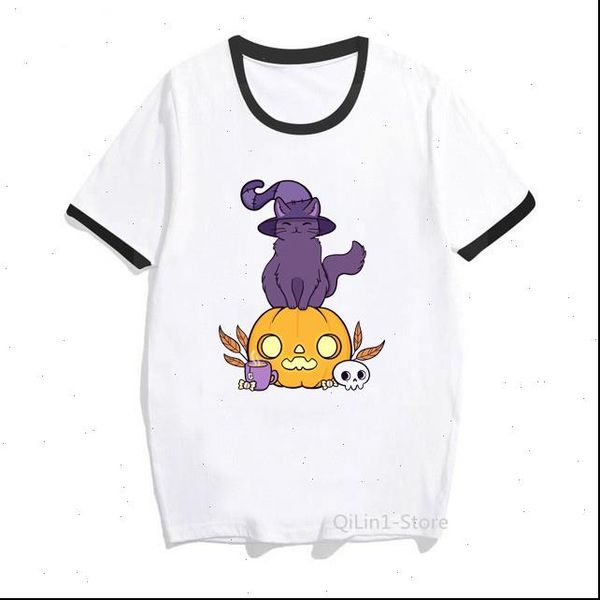 

funny cat love book pumpkin coffee print women shirts lady cute cartoon halloween shirt female t shirt custom tshirt, White