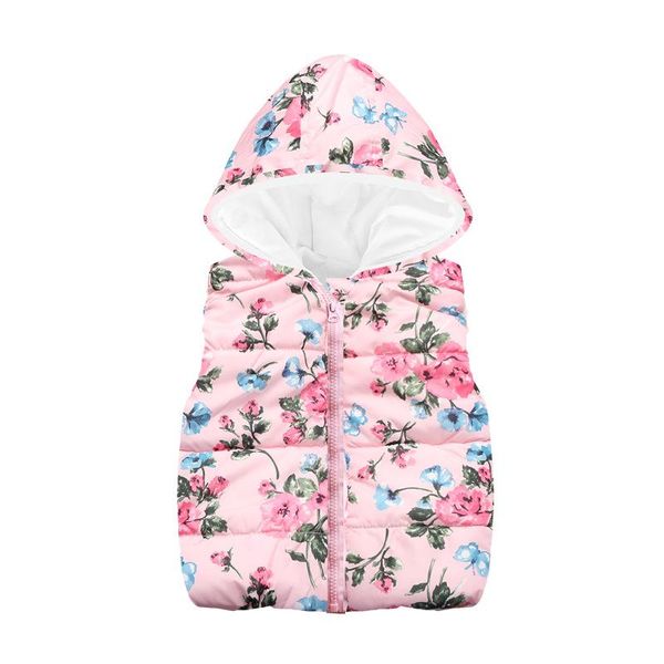 

girls vest fashion clothing boy cotton printed animal shirt vest children clothes hooded jacket autumn toddler warm coat, Camo