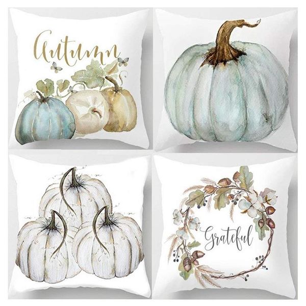 

cushion/decorative pillow halloween pumpkin cushion cover cotton linen pattern pillowcase perfect for sofa throw