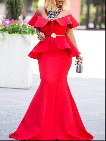 

red christmas dress for women maxi party off shoulder bodycon ruffle elegant celebrate dinner party club evening long robes, Black;gray