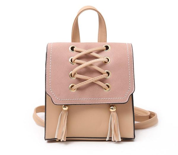 

backpack style women's bag retro pu travel