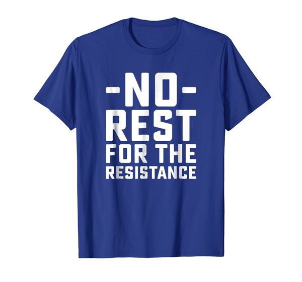 

no rest for the resistance social justice gift t shirt, White;black