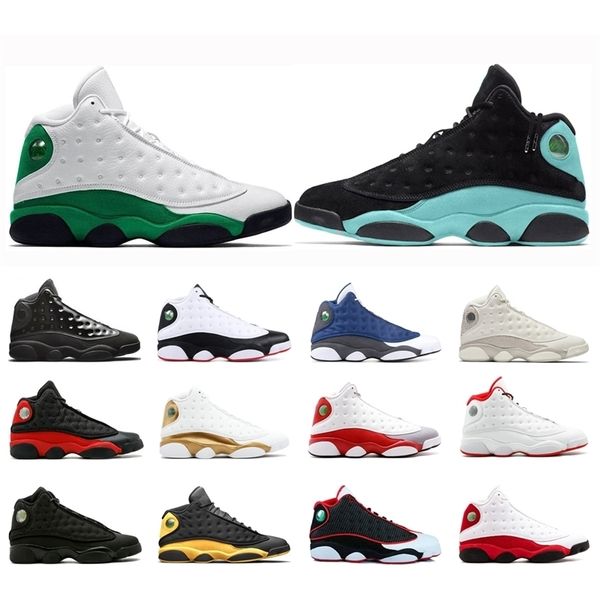 

13 13s mens basketball men celtics island green hyper royal court purple love respect phantom bred sneaker shoes