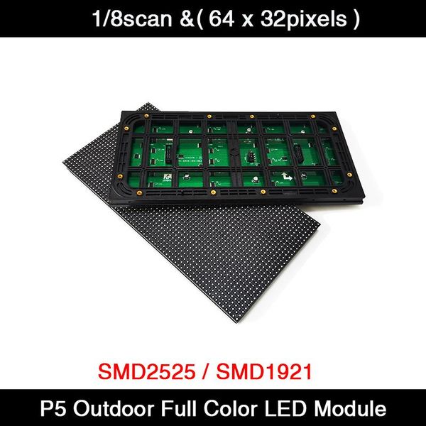 

high brightness waterproof led sign panel p5 smd full color outdoor led display module 320x160mm rgb board