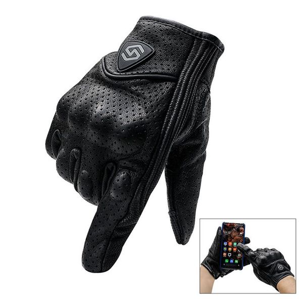 

cycling gloves 2pcs/set glove windproof touch screen motorcycle bike mtb breathable full finger shockproof sport belt hole, Black