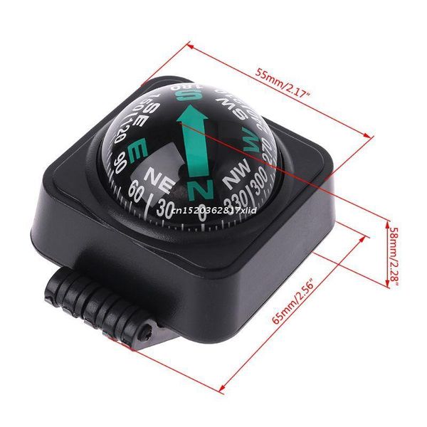 

outdoor gadgets auto vehicle navigating car compass ball adjustable dropship