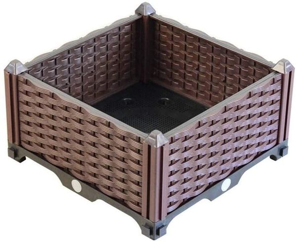 

planters & pots planting box garden container grow planter nursery pot breathable for vegetable/flower/ outdoor backyard