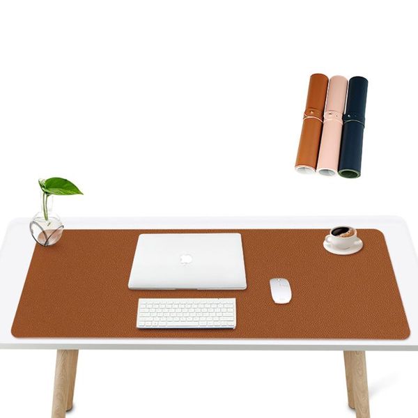 

mouse pads & wrist rests candy colors portable large pad gamer waterproof non-slip pu leather suede desk mat computer mousepad keyboard tabl