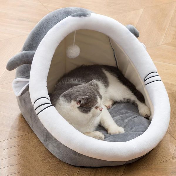 

cat beds & furniture removable bed house kennel nest dog tent sofa cushion pet mat kitten