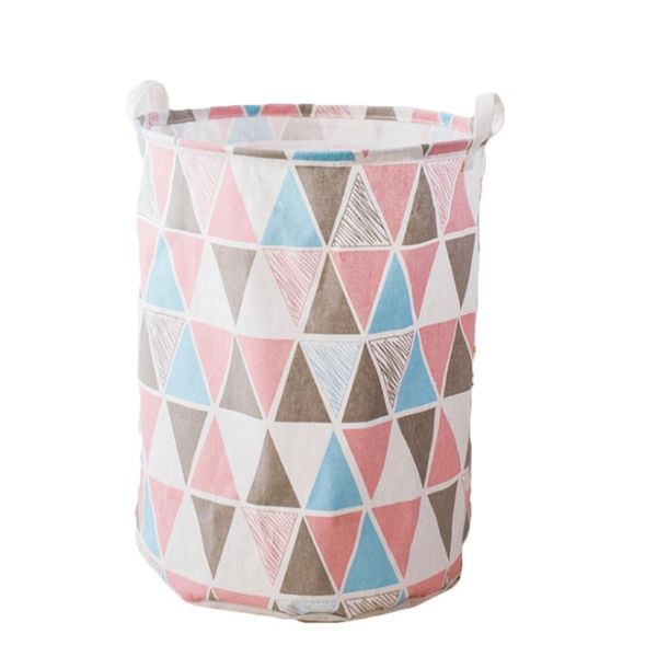 

1pc folding laundry basket round storage bin bag large capacity large hamper collapsible clothes toy basket bucket organizer