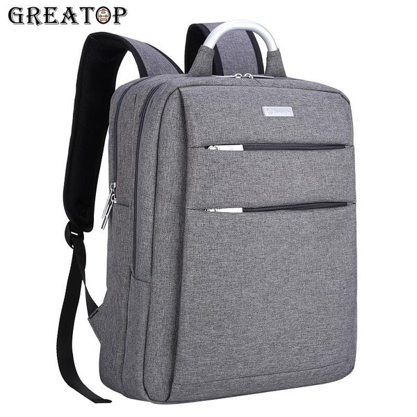 

grea2021 new business style backpack men 14 15 inch lapsoftback male style school bag male bookbag