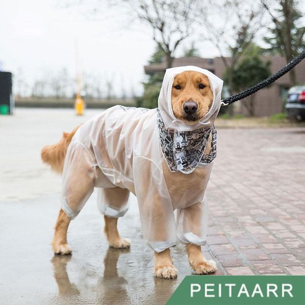 

dog apparel [peitaarr] pet clothing clothes raincoat waterproof rainproof large labrador samoyed german shepherd